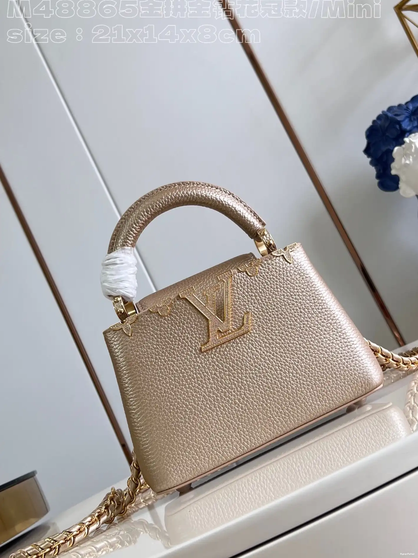 VUITTON CAPUCINES MINI-21*14*8CM LOUIS 0618